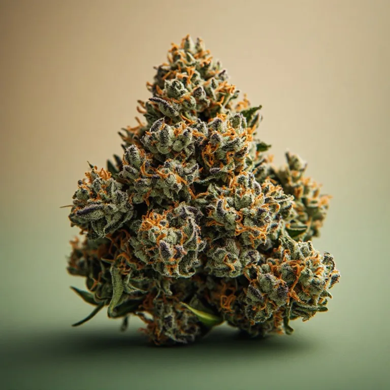 Alien Cookies — indica-dominant hybrid cannabis flower, macro photo