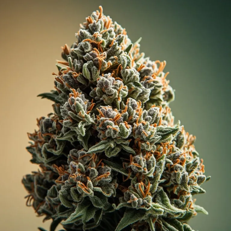 Bruce Banner — indica-dominant hybrid cannabis flower, macro photo