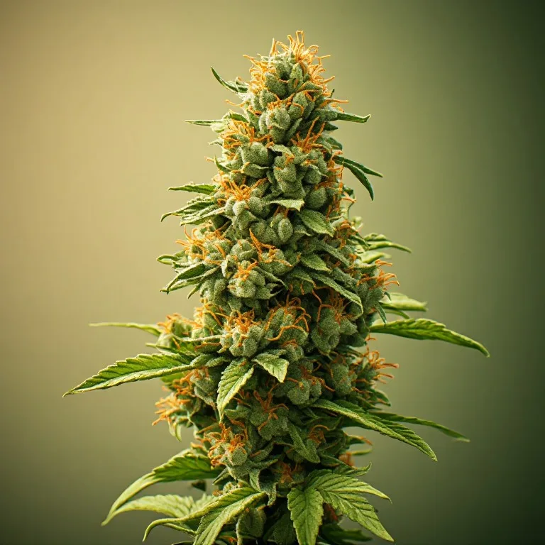 Clementine — sativa-dominant hybrid cannabis flower, macro photo