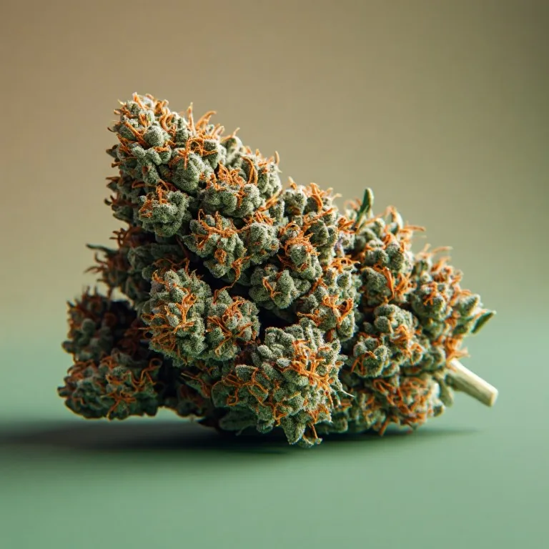 Girl Scout Cookies (GSC) — indica-dominant hybrid cannabis flower, macro photo