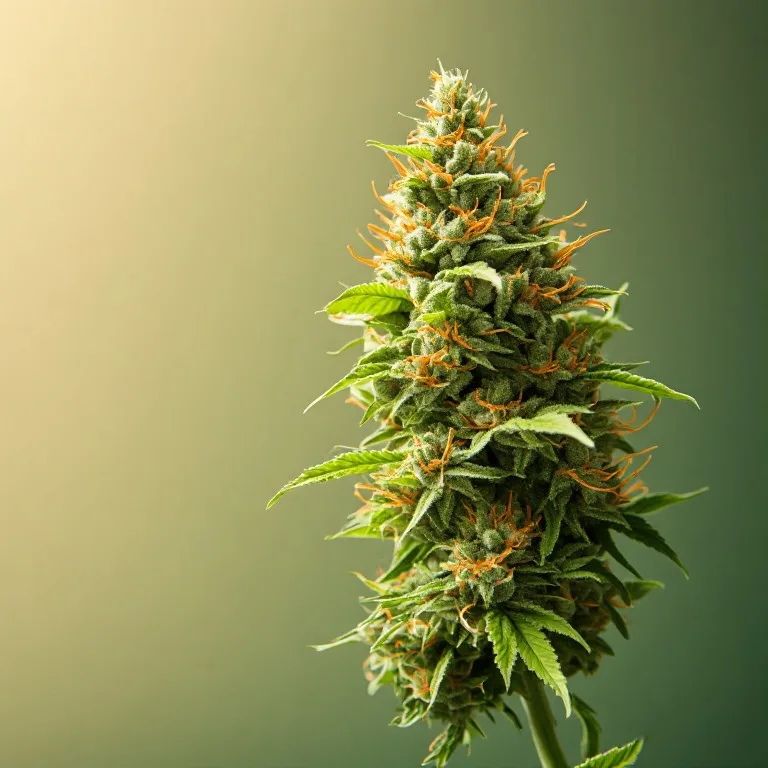 Grapefruit — sativa-dominant hybrid cannabis flower, macro photo