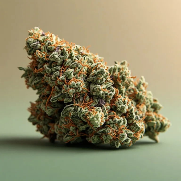 Grease Monkey — indica-dominant hybrid cannabis flower, macro photo