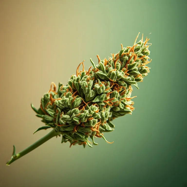 Jack Herer — sativa-dominant hybrid cannabis flower, macro photo