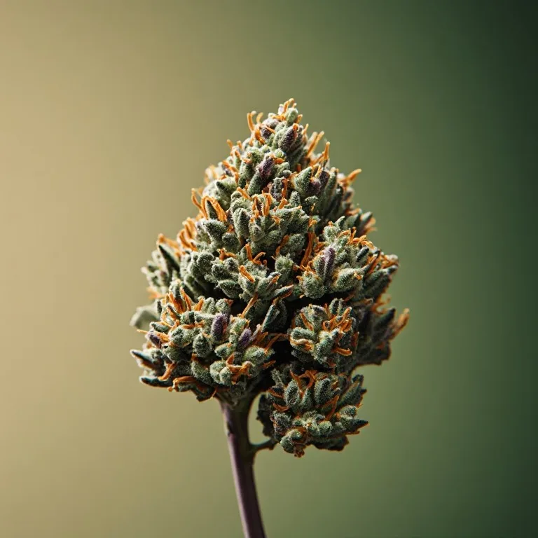 Mendocino Purps — indica-dominant hybrid cannabis flower, macro photo