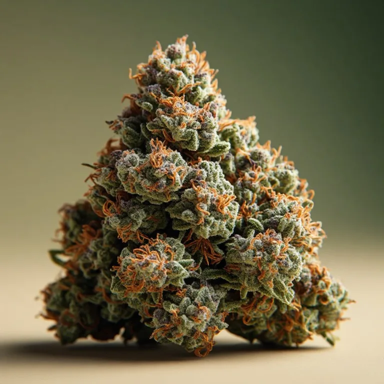 Sundae Driver — indica-dominant hybrid cannabis flower, macro photo