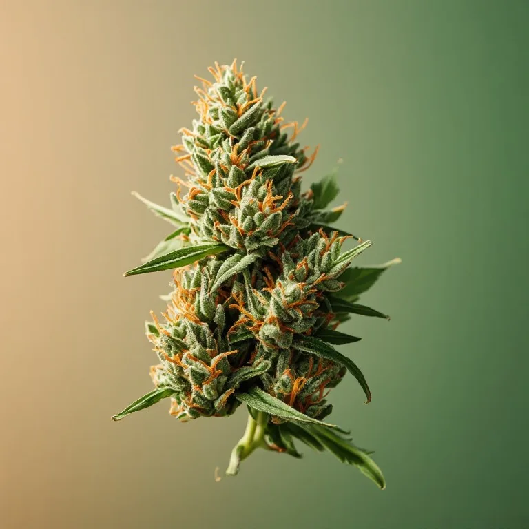 White Runtz — hybrid cannabis flower, macro photo
